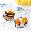 画像3: 【名刺サイズ/15枚入】 アクセサリー台紙/food縦 (3)