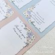 画像3: 【はがき1/4☆10枚入(40枚分)】 ラッピング台紙／flower_pkbl4 (3)