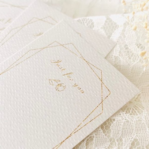 画像7: 【名刺サイズ/15枚入】 アクセサリー台紙/goldline (7)