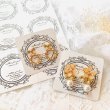 画像7: 【はがき1/6☆10枚入(60枚分)】 ラッピング台紙/フレーム丸6 (7)