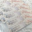 画像11: 【在庫限り】【はがき1/8☆10枚入(80枚分)】 ラッピング台紙flowerline_PKBL8 (11)