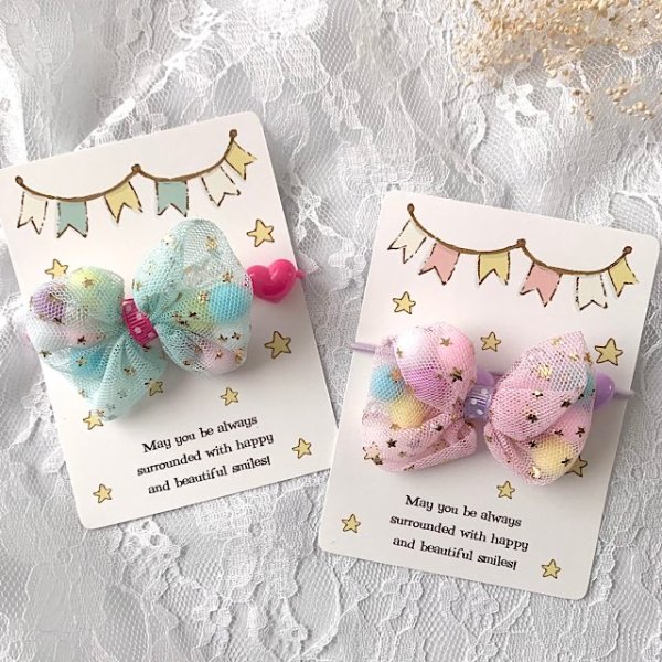 画像6: 【はがき1/2☆10枚入(20枚分）】 ラッピング台紙/フラッグ星2 (6)