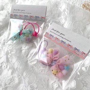 画像2: 【はがき1/2☆10枚入(20枚分)】 w100ラッピング台紙/ヘッダー/ribbon