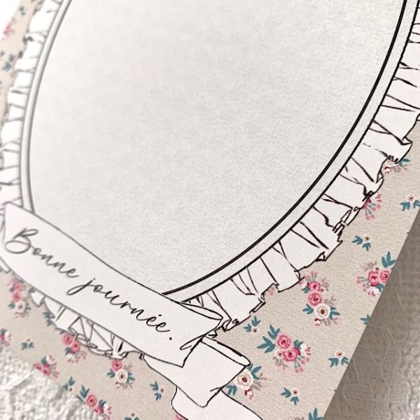 画像8: 【はがきサイズ/10枚入】 ラッピング台紙/flower_race (8)