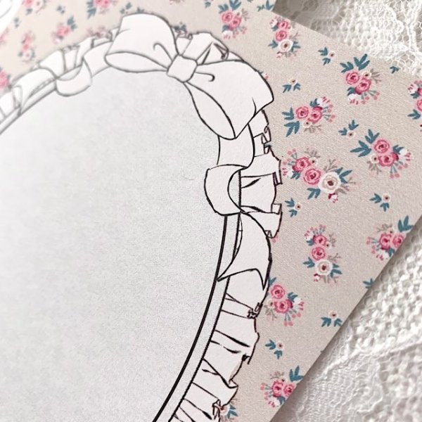 画像9: 【はがきサイズ/10枚入】 ラッピング台紙/flower_race (9)