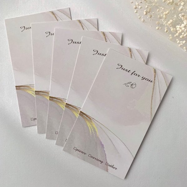 画像4: 【名刺サイズ/15枚入】 アクセサリー台紙/Marble (4)