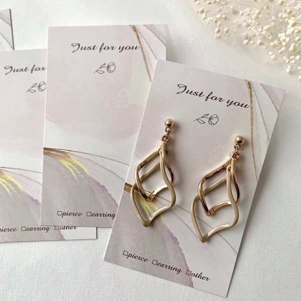 画像2: 【名刺サイズ/15枚入】 アクセサリー台紙/Marble (2)