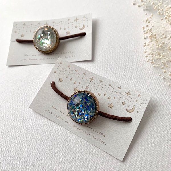 画像4: 【名刺サイズ/15枚入】 アクセサリー台紙/革風/エンボス風/星横 (4)