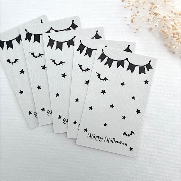 画像5: 【名刺サイズ/15枚入】 アクセサリー台紙/ハロウィン1 (5)