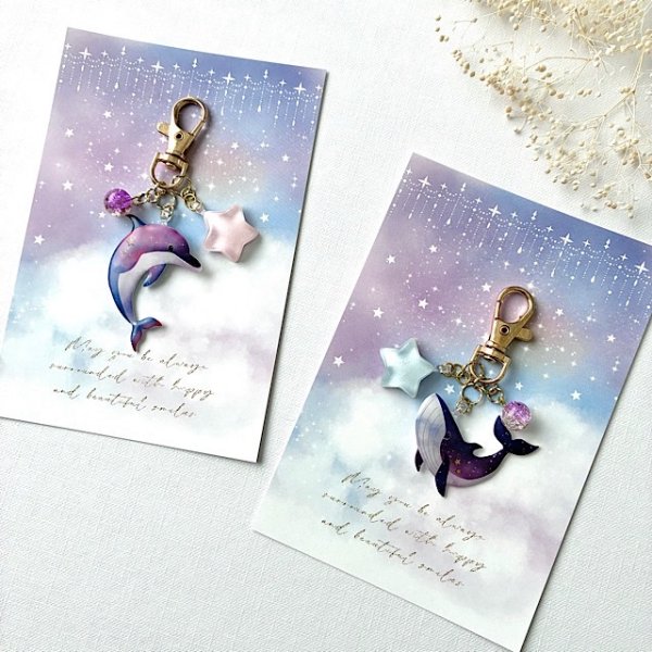 画像7: 【はがきサイズ/10枚入】 ラッピング台紙/星空 (7)